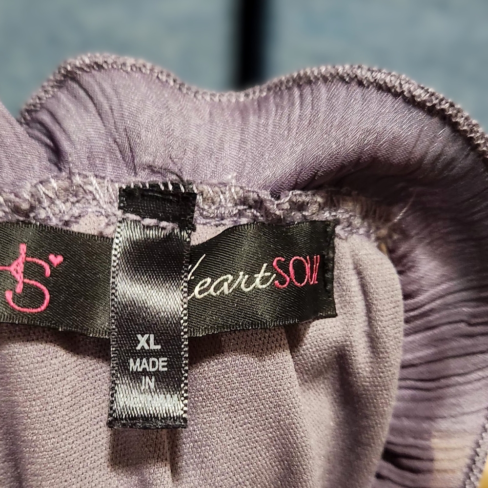 HeartSoul Lavender Ruffled Top - Picture 3 of 5